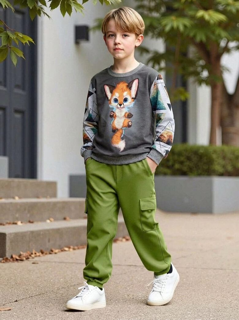 Džemperis ar lapsu nr.5, 122cm